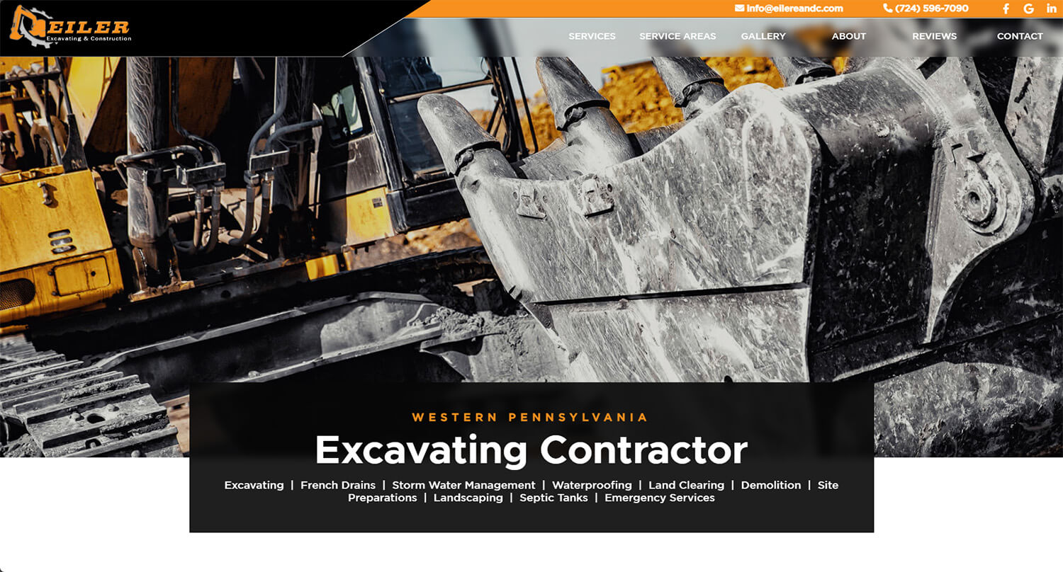 Custom Website Design for Contractors