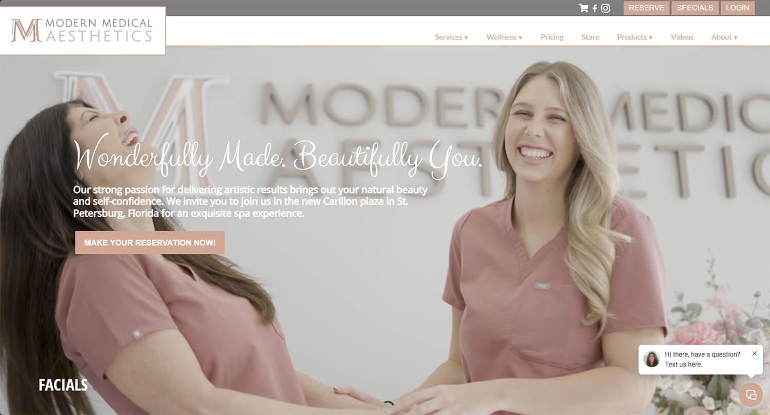 Custom Website Design for Medspas