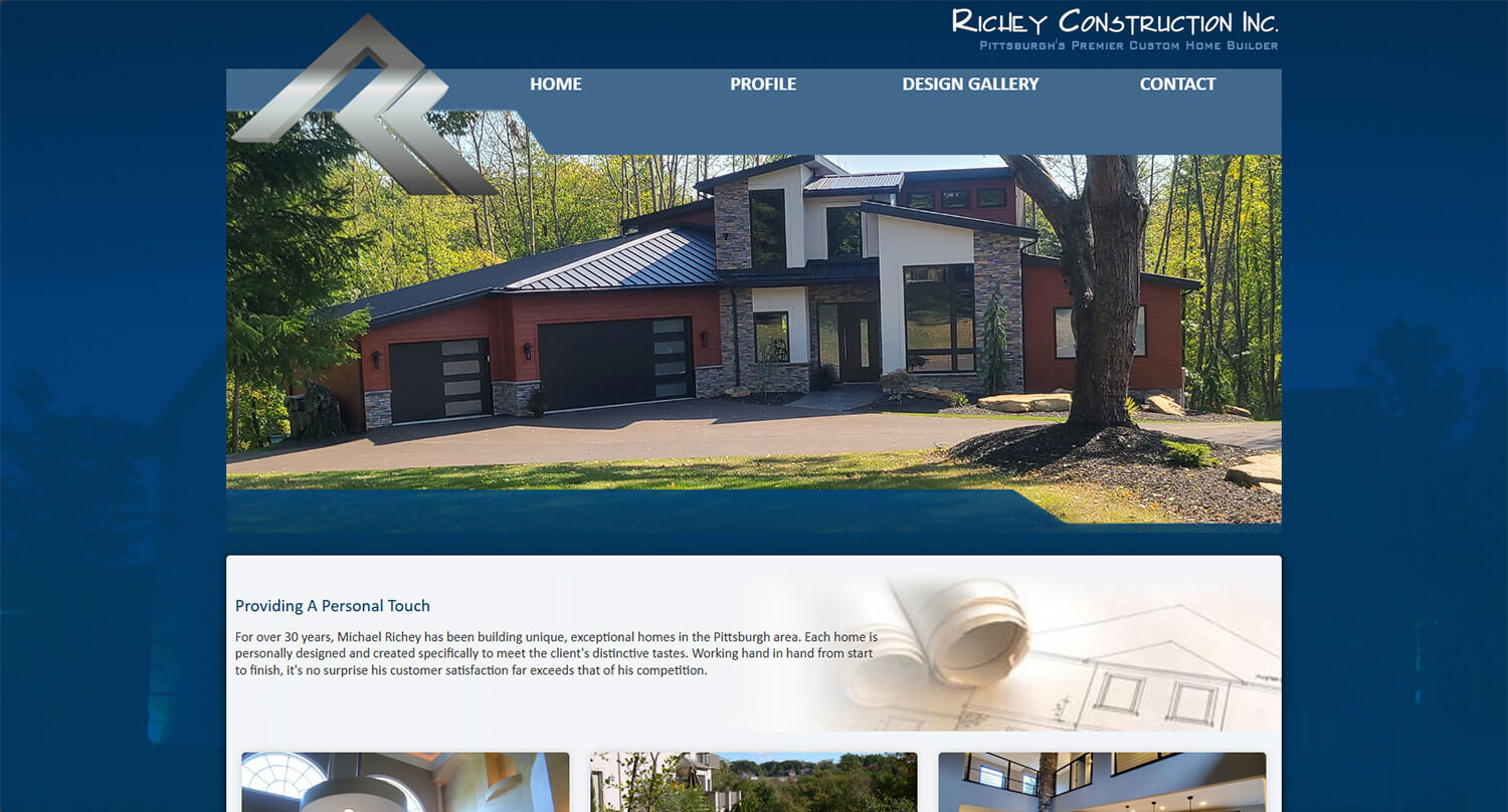 Custom Website Design for Contractors