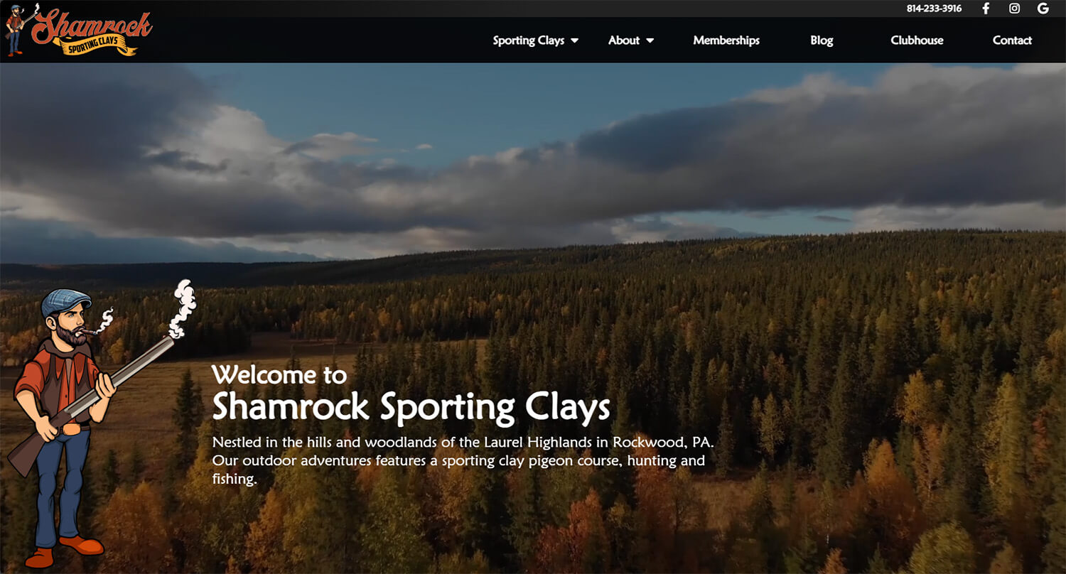 Custom Website Design for Gun Ranges